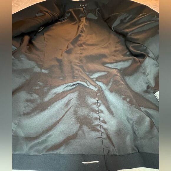 Theory Single Breasted Black Blazer Size 2 - Picture 5 of 7